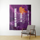 Tenture Romains 8:28 TOUTES CHOSES TRAVAILLENT ENSEMBLE Ég (En situation)