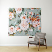 Tenture Romantic Blossom Haven (En situation (horizontale))