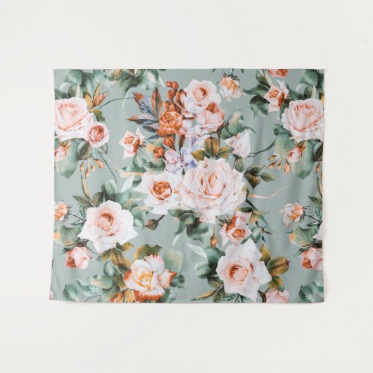 Tenture Romantic Blossom Haven (Devant (Horizontal))