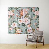 Tenture Romantic Blossom Haven (En situation (horizontale))