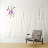 Tenture Romantic Pastel Floral (En situation (horizontale))