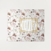 Tenture Romantique intemporel Dusty Mariage fond (Devant (Horizontal))