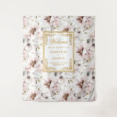 Tenture Romantique intemporel Dusty Mariage fond (Devant)