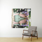 Tenture Romantique Mariage de jardin Contexte (En situation (horizontale))