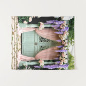 Tenture Romantique Mariage de jardin Contexte (Devant (Horizontal))