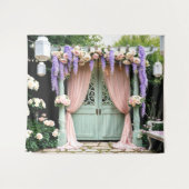 Tenture Romantique Mariage de jardin Contexte (Devant (Horizontal))