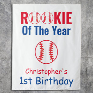 Tenture Rookie Baseball 1er anniversaire