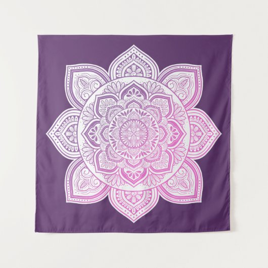 Tenture Rosaline Mandala Fine Art Tapestry (Devant)