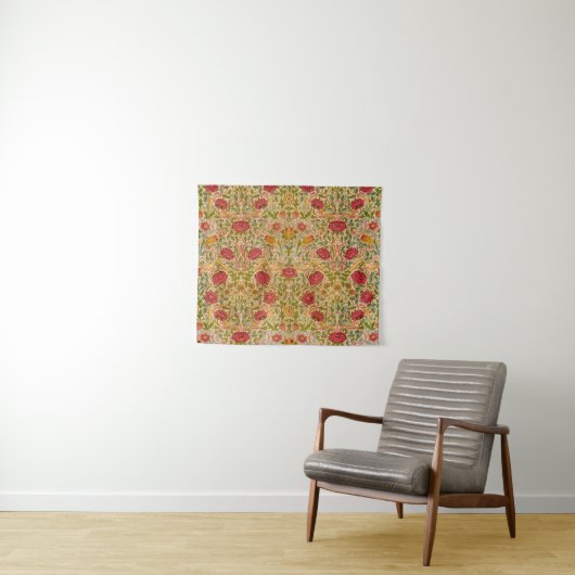 Tenture Rose, 1883 par William Morris (En situation (horizontale))