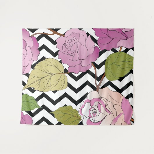 Tenture Rose 27 (Devant (Horizontal))