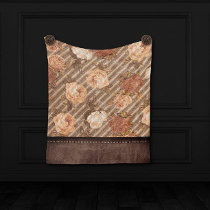 Tenture Rose aux épices en cuivre vintage Fond rustique