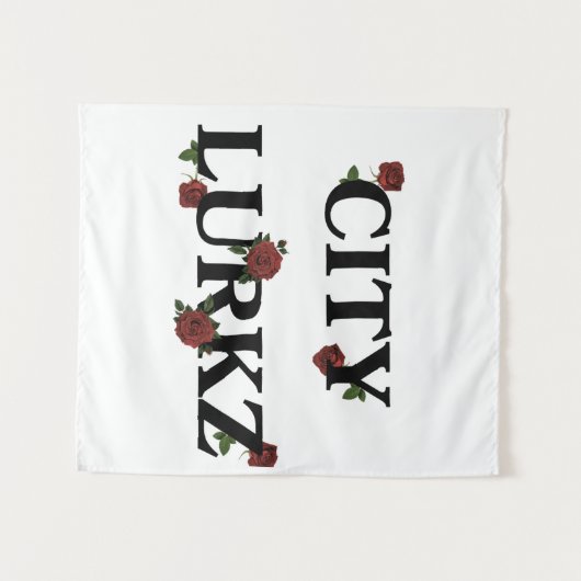 Tenture Rose Blanc (Devant (Horizontal))