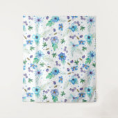 Tenture Rose bleu (Devant)