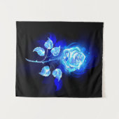 Tenture Rose bleu brûlant (Devant (Horizontal))