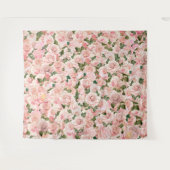 Tenture Rose botanique glamour or rose doré blush décorati (Devant (Horizontal))