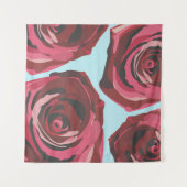 Tenture Rose d'art moderne (Devant (Horizontal))