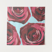 Tenture Rose d'art moderne (Devant)