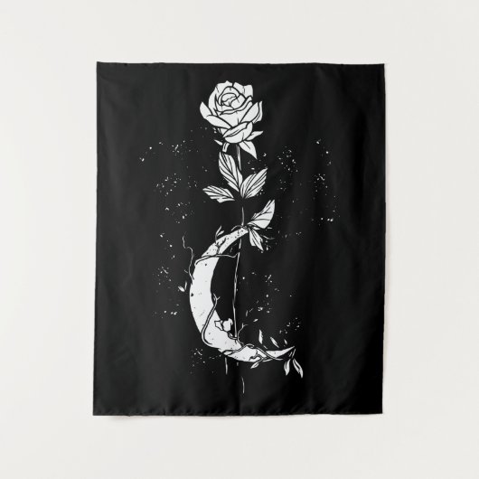 Tenture Rose de lune (Devant)