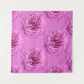 Tenture Rose découpée rose vif (Devant (Horizontal))