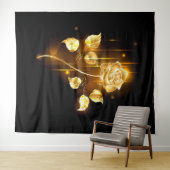 Tenture Rose d'or ( rose d'or ) (En situation (horizontale))