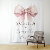 Tenture Rose Elle Se Marie Shower Nuptial (En situation)