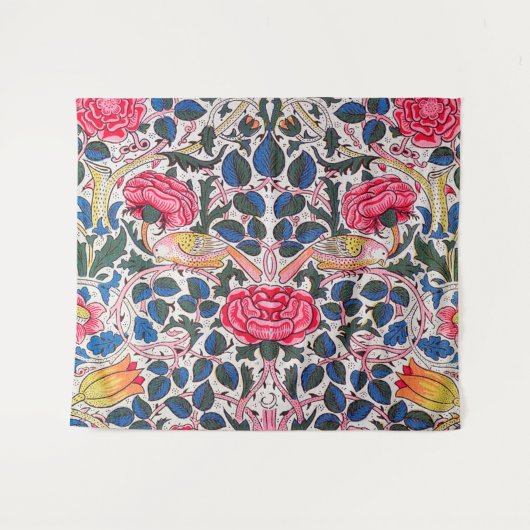Tenture Rose et Bird, William Morris (Devant (Horizontal))