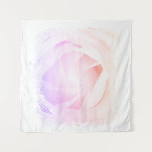 Tenture *~* Rose Fleur pastel rose pêche AR8 (Devant (Horizontal))