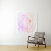 Tenture *~* Rose Florale Rose Pêche Rose Pastel AR8 (En situation (horizontale))