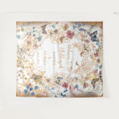 Tenture Rose Gold Butterfly Garden Mariage (Devant (Horizontal))