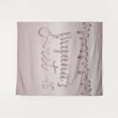 Tenture Rose Gold Rose Fardée Glacée Rose Drip Sweet 16 Se (Devant (Horizontal))