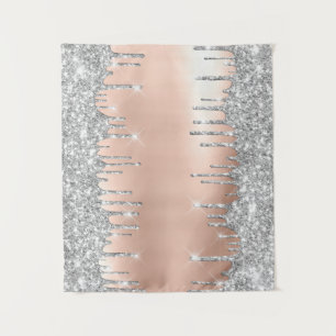 Tenture Rose Gris Silver Drivers Décor de fenêtre Petite2