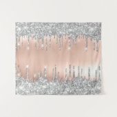 Tenture Rose Gris Silver Drivers Fenêtre Décor Moyen (Devant (Horizontal))