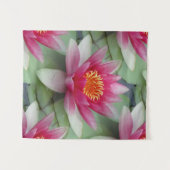 Tenture Rose Lotus Water Lily (Devant (Horizontal))