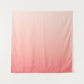 Tenture Rose pâle et dégradé de pêche