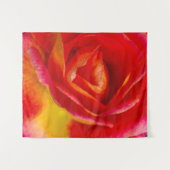 Tenture Rose Rouge et Jaune (Devant (Horizontal))