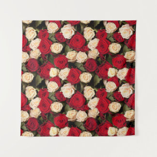 Tenture Rose, sans soudure, élégant carrelage arrière - pl