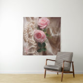 Tenture Rose Silken (En situation (horizontale))