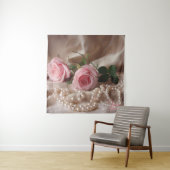 Tenture Rose Silken (En situation)