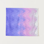 Tenture Rose Violet Abstrait Ondulé (Devant (Horizontal))
