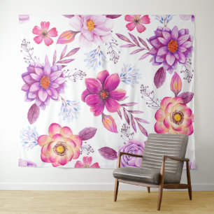 Tenture Rose violette