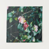 TENTURE ROSES DANS LE JARDIN (Devant (Horizontal))