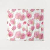 Tenture Roses roses (Devant (Horizontal))