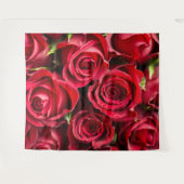Tenture Roses rouges (Devant (Horizontal))