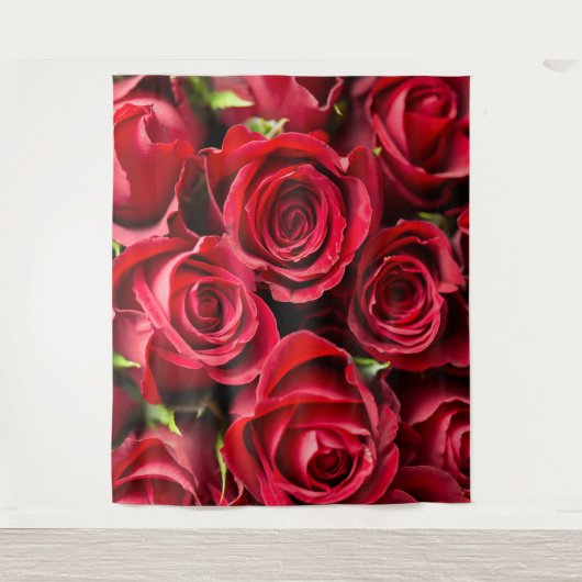 Tenture Roses rouges (Devant)