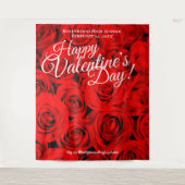 Tenture Roses rouges de la Saint-Valentin | Fond pour self (Devant)