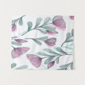 Tenture Roses violets (Devant (Horizontal))