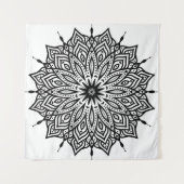 Tenture Rosette mandala ornament decor (Devant (Horizontal))