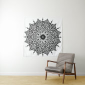 Tenture Rosette mandala ornament decor (En situation)