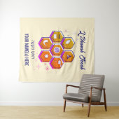 Tenture Rosh Hashanah L'SHANAH TOVAH (En situation (horizontale))