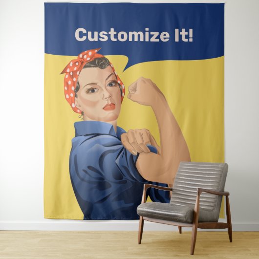 Tenture Rosie the Riveter (En situation)